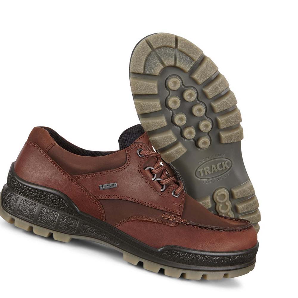 Men's Ecco Track 25 Low Hiking & Trail Burgundy | USA 572DFM